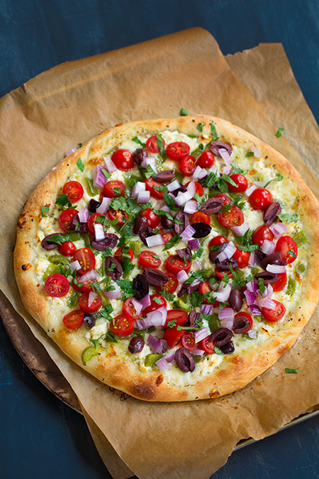 Greek Pizza 10'